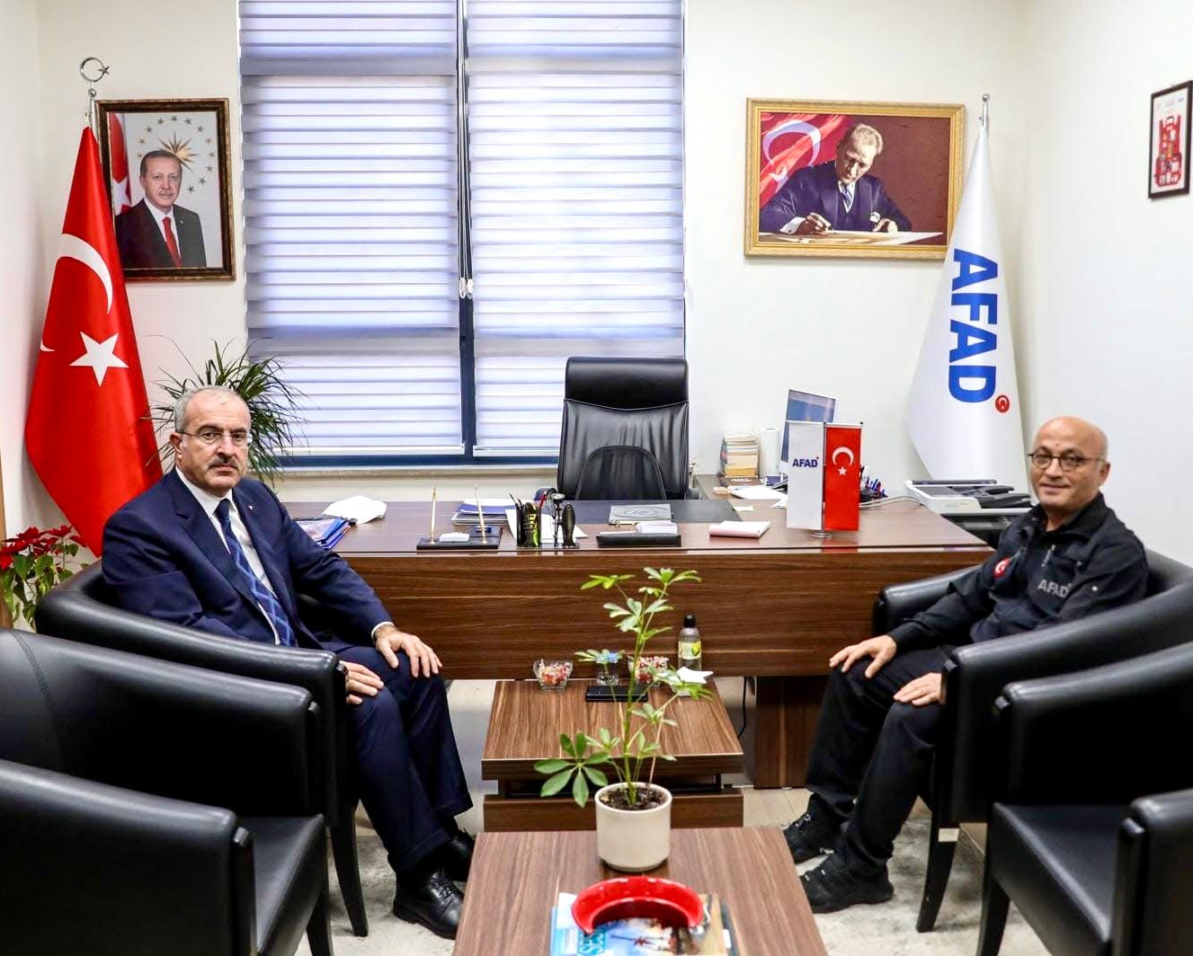 AFAD İL MÜDÜRÜNE HAYIRLI OLSUN ZİYARETİ