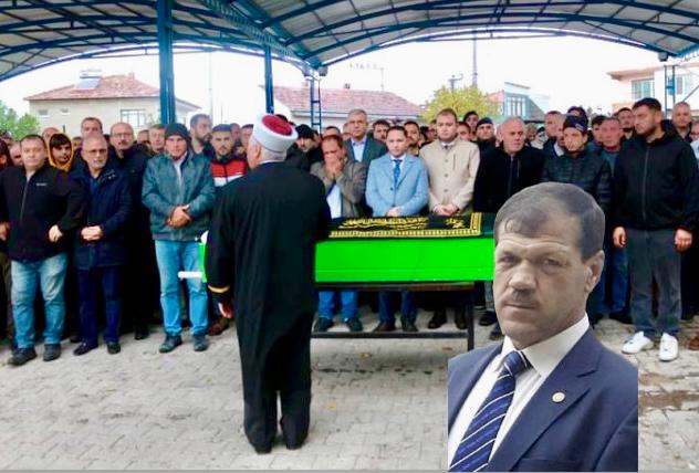 KAZA SONUCU ÖLEN MUHTAR DEFNEDİLDİ