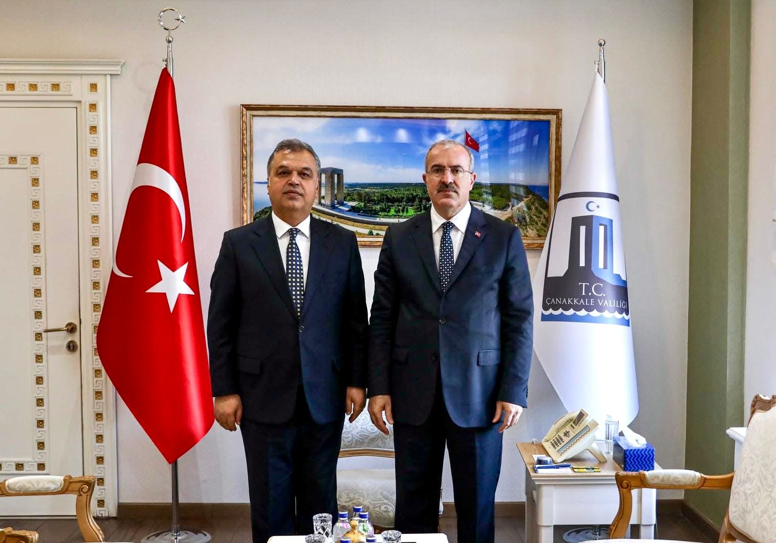 ÇAN BELEDİYE BAŞKANINDAN VALİYE İADE-İ ZİYARET