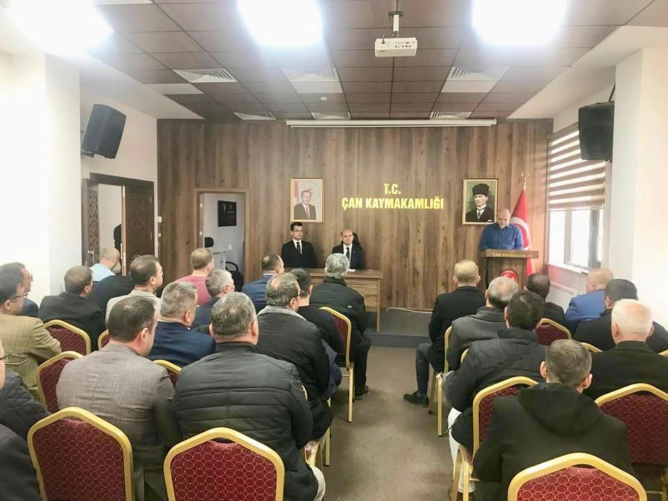 ÇAN’DA KHGB KASIM AYI OLAĞAN GENEL KURUL TOPLANTISI YAPILDI