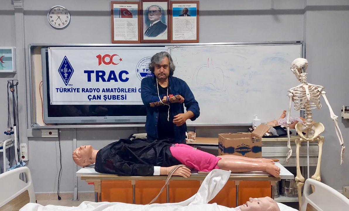 TRAC ÇAN ŞUBESİ’NDEN İLK YARDIM KURSU