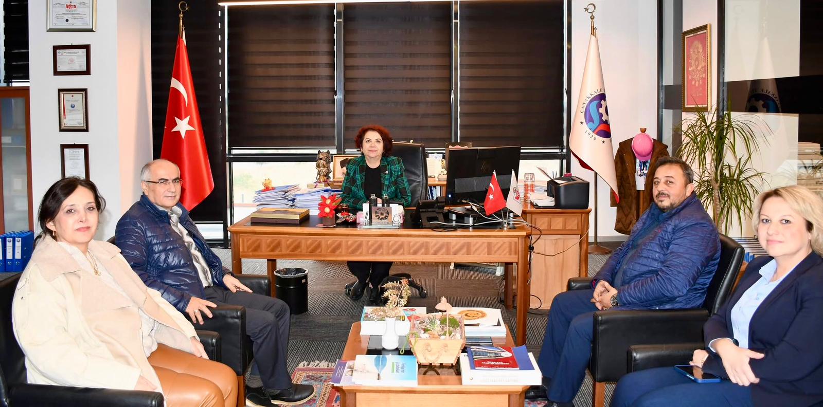 SOSYAL BİLİMLER MYO AKADEMİK KADROSUNDAN ÇTSO’YA ZİYARET