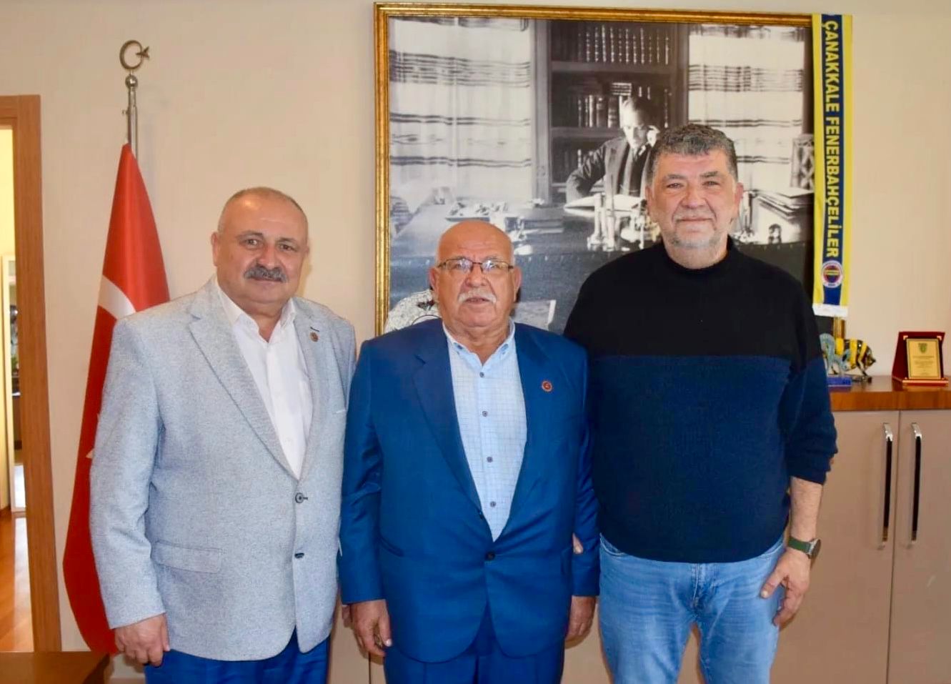 MALTEPE KÖYÜ MUHTARINDAN İGM BAŞKANINA ZİYARET