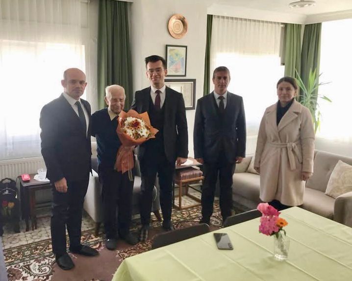 EMEKLİ ÖĞRETMEN OSMAN EKİN’E ZİYARET