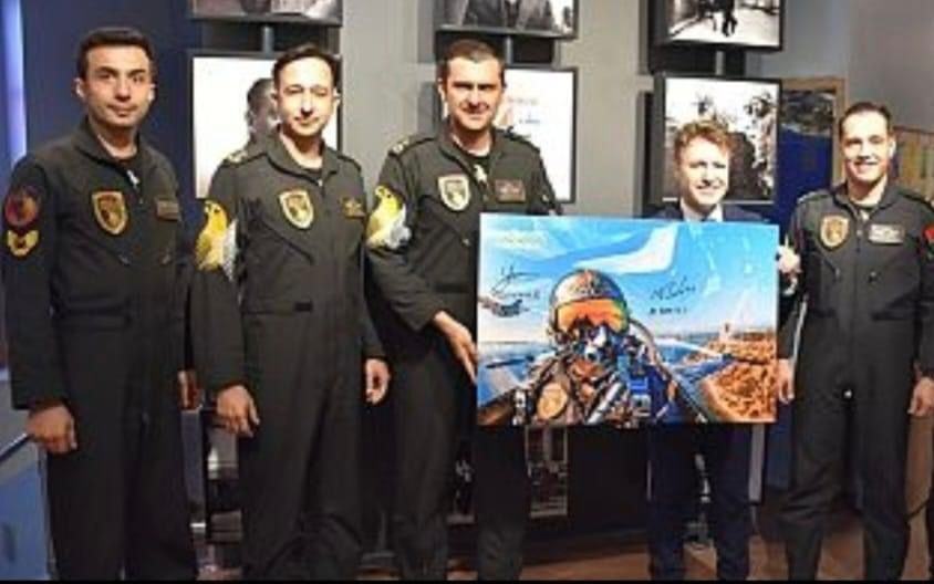 GÖSTERİ ÖNCESİ BAŞKAN SOYUAK’A ZİYARET