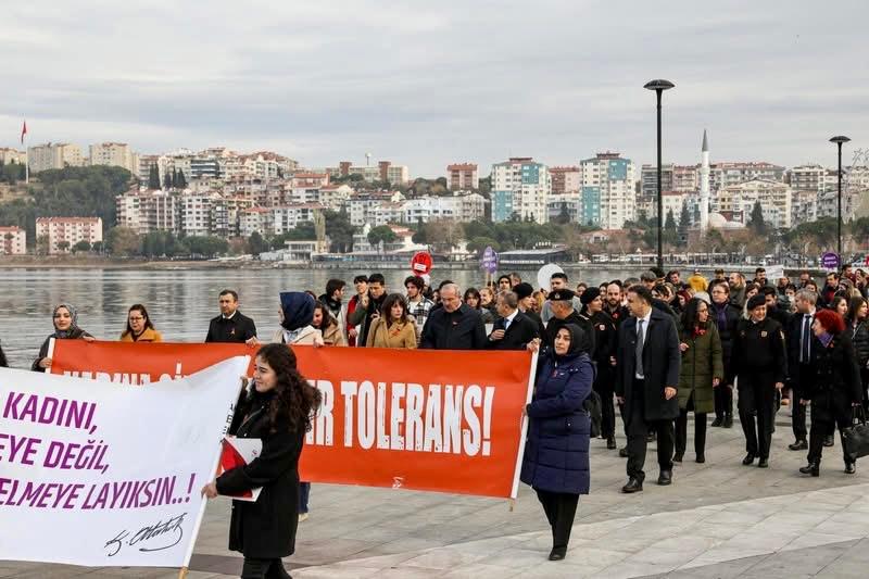 KADINA ŞİDDETE SIFIR TOLERANS YÜRÜYÜŞÜ