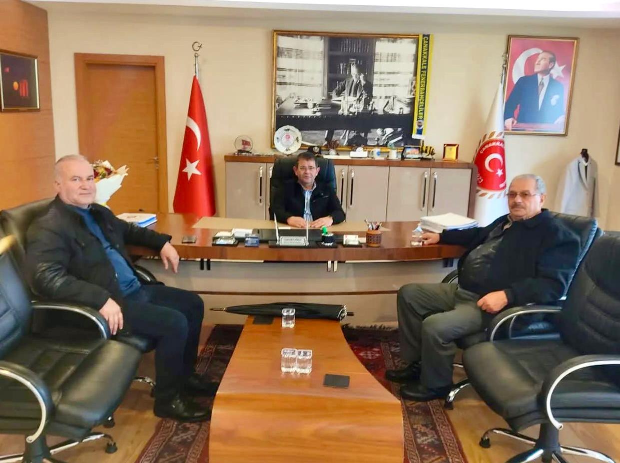 AĞABEY BELEDİYE MECLİS ÜYESİNDEN İGM BAŞKAN VEKİLİ KARDEŞİNE ZİYARET