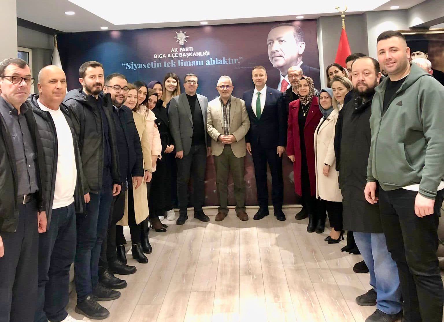 AK PARTİ ÇAN İLÇE BAŞKANLIĞINDAN BİGA VE TERZİALAN’A ZİYARET