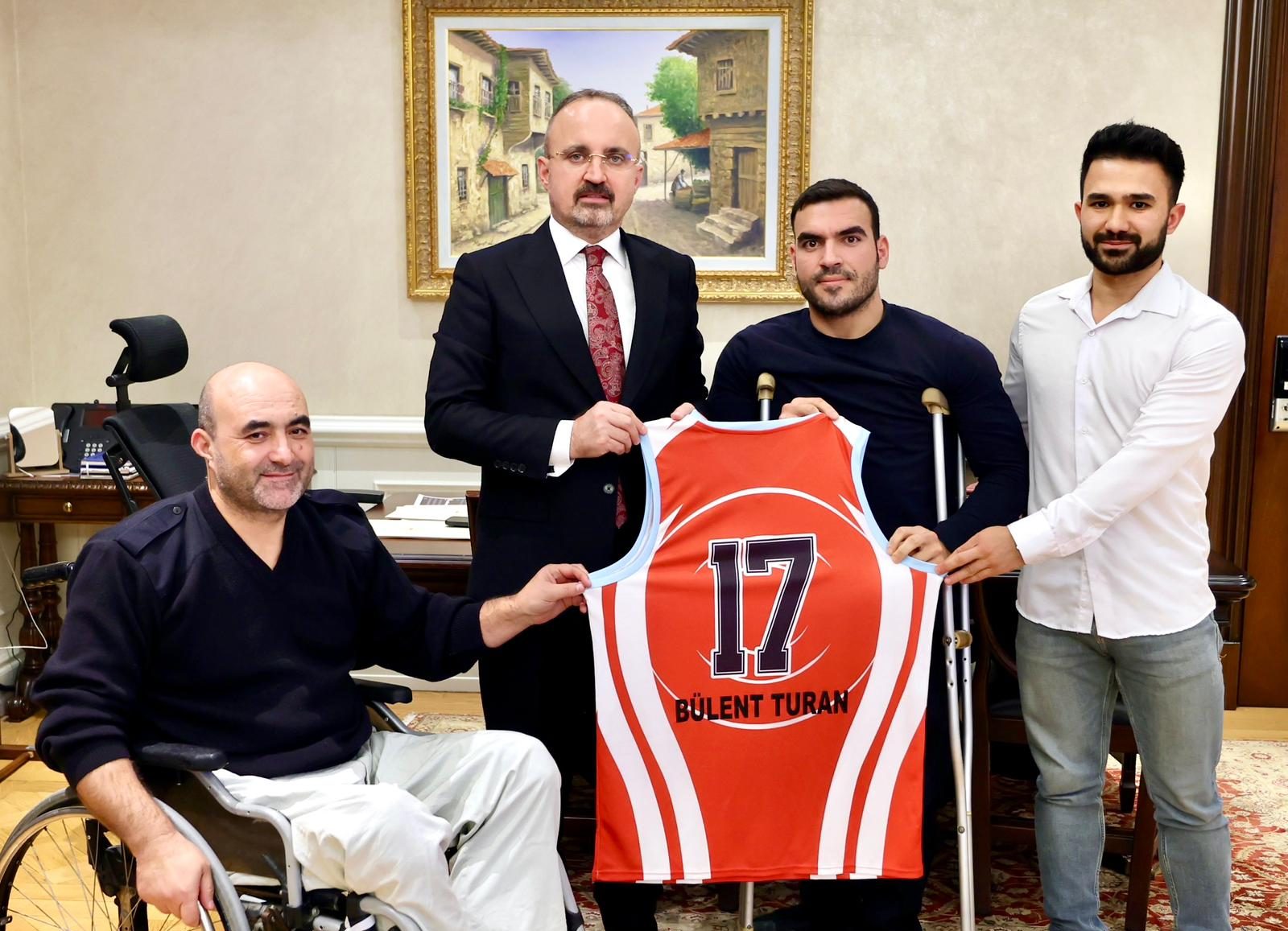 BOĞAZGÜCÜ ENGELLİLER SPOR KULÜBÜ’NDEN TURAN’A ZİYARET