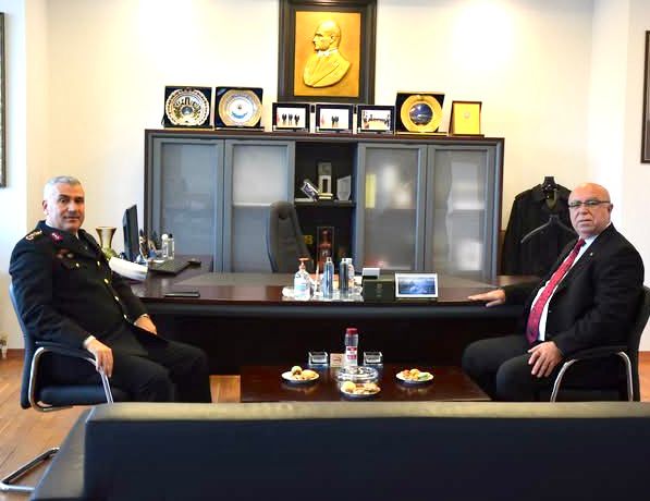 İL JANDARMA KOMUTANINDAN BORSA BAŞKANINA İADE-İ ZİYARET