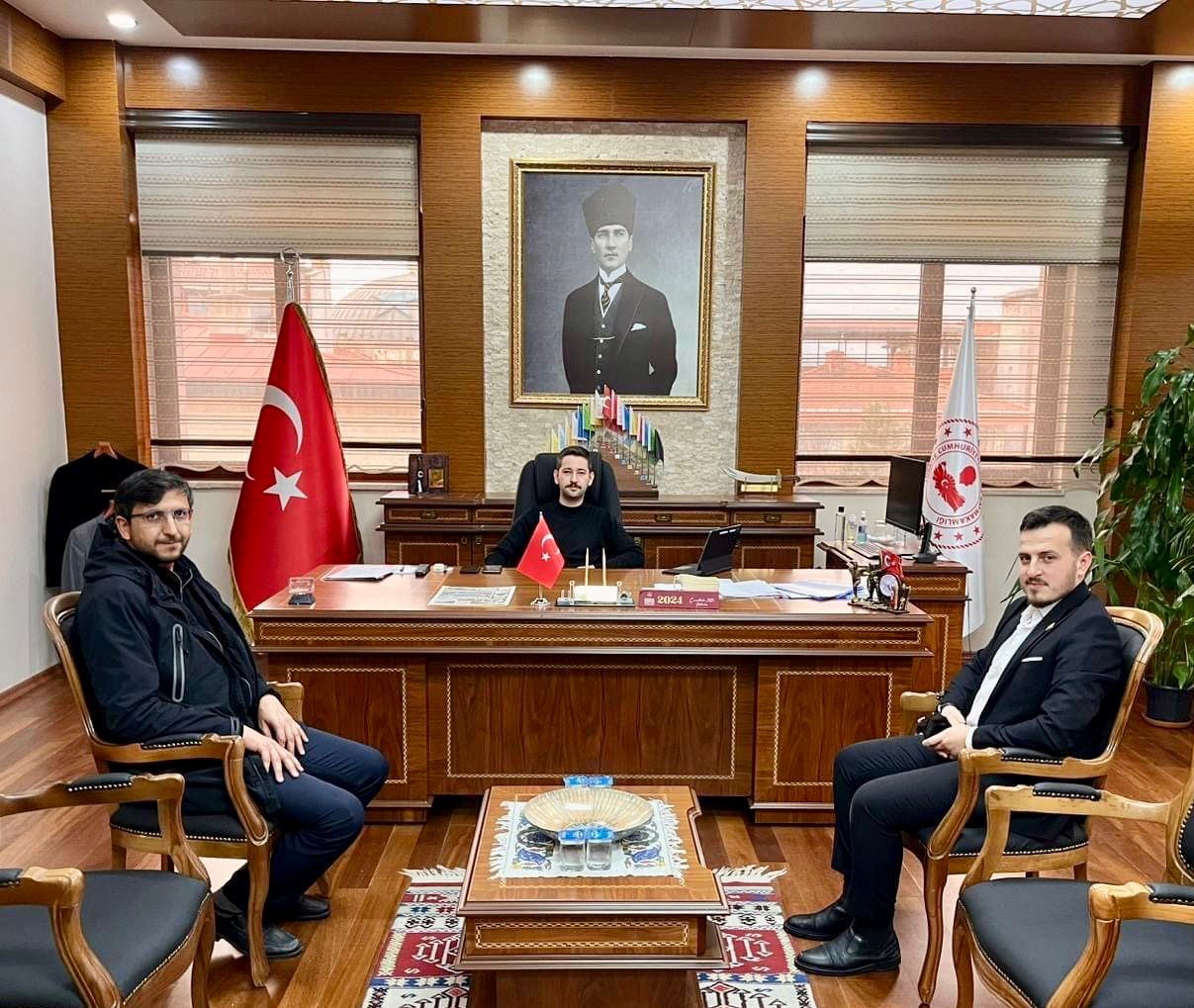 ÇAN GOSK’TAN YENİCE KAYMAKAMINA ZİYARET