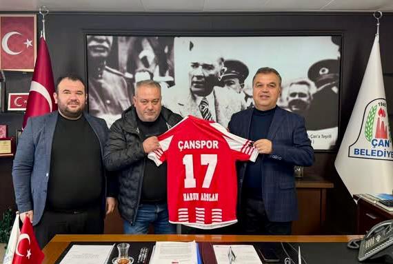 ÇANSPOR’DAN BAŞKAN ARSLAN’A İSME ÖZEL FORMA
