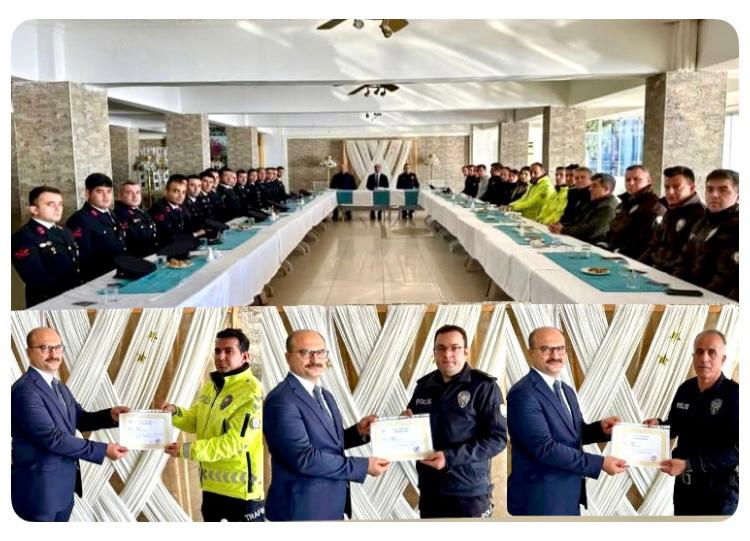 EMNİYET VE JANDARMA KOLLUK PERSONELİYLE BİR ARAYA GELDİ