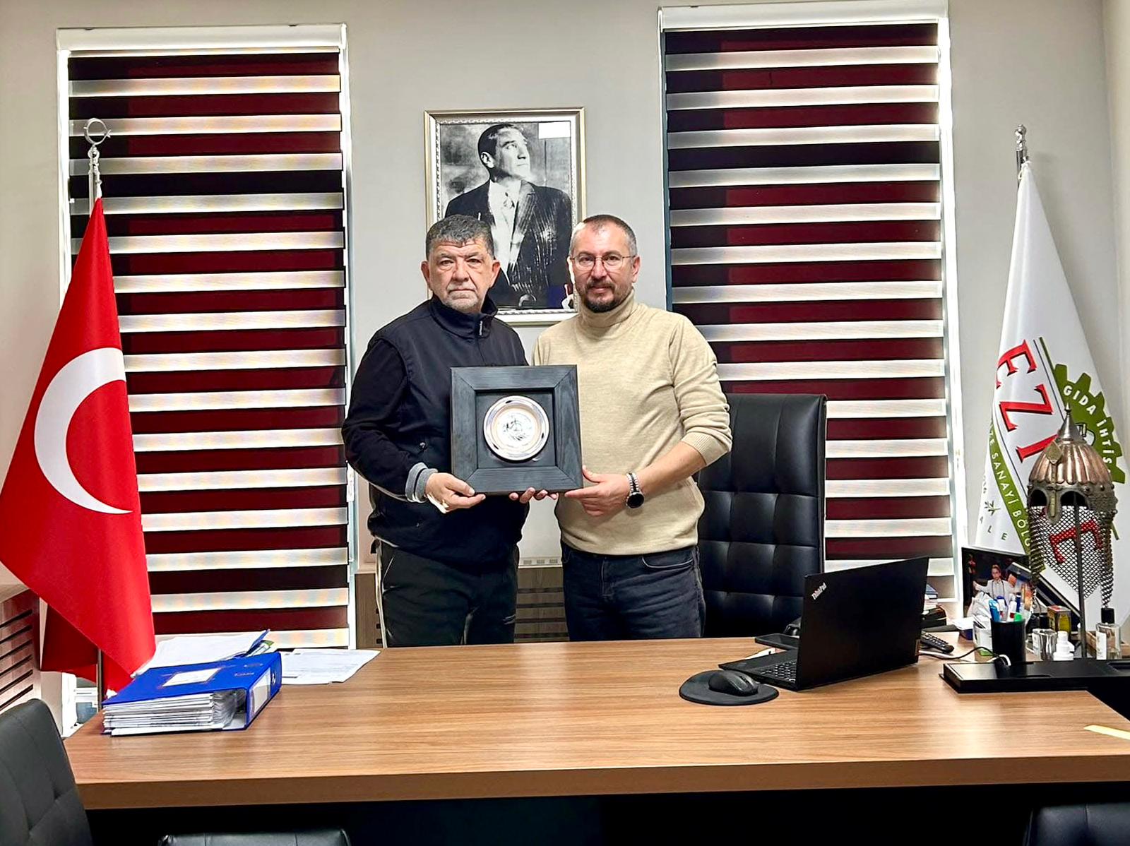 İGM BAŞKANINDAN EZİNE OSB MÜDÜRÜNE İADE-İ ZİYARET