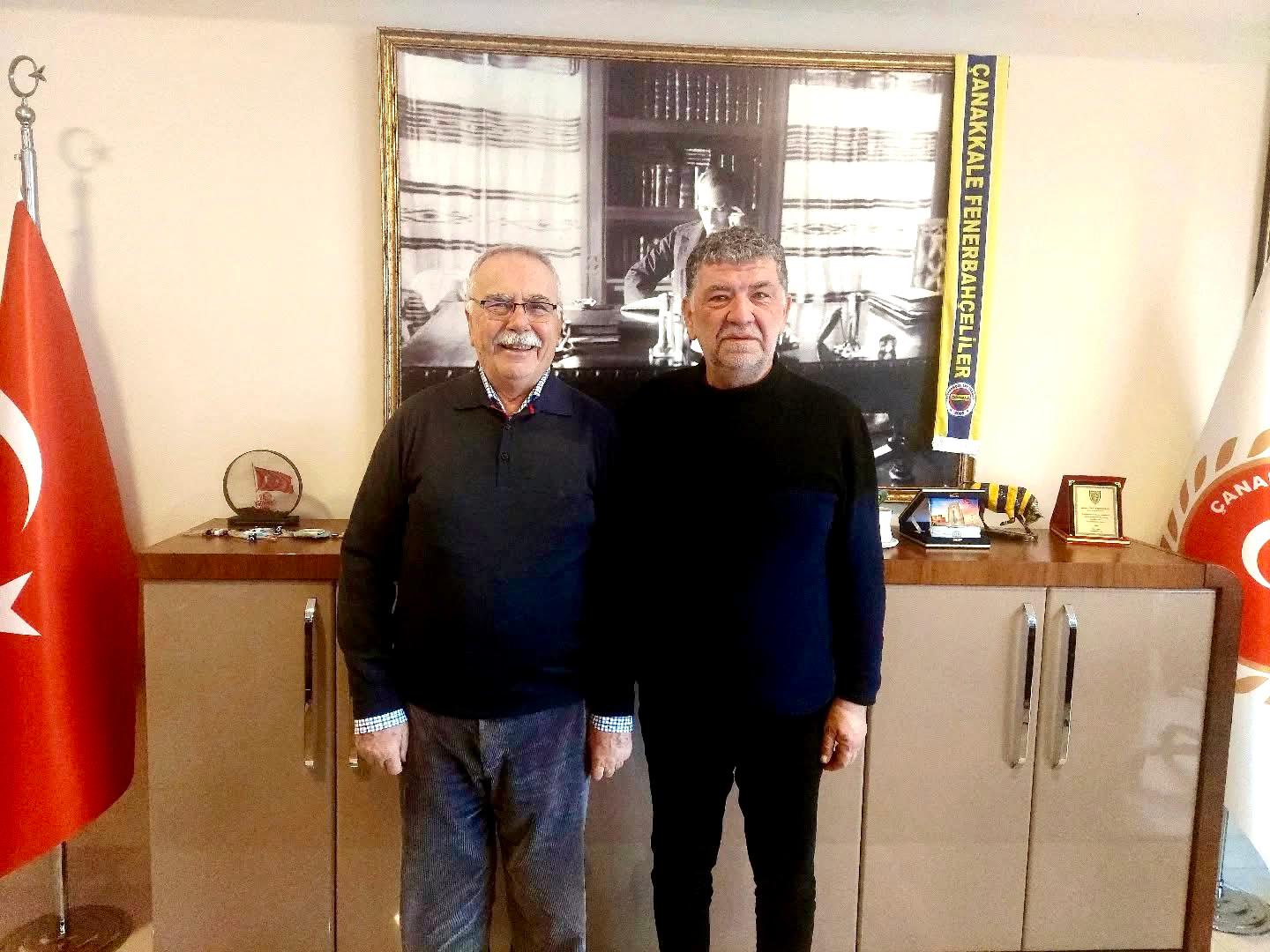 ESKİ BAŞKAN GÖKHAN’DAN İGM BAŞKANI ERTUĞRUL’A ZİYARET