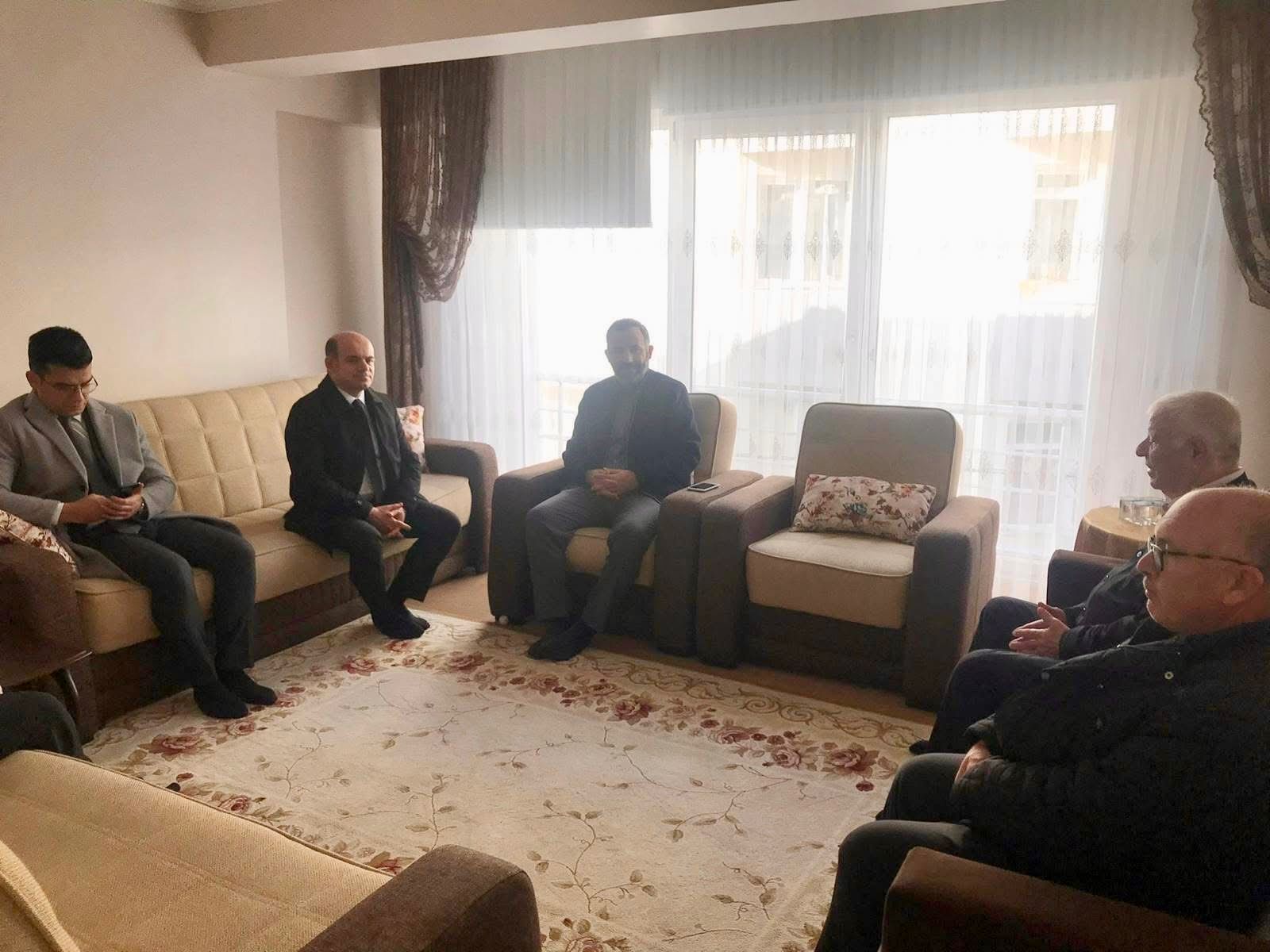 KAYMAKAMDAN EMEKLİ İMAMA TAZİYE ZİYARETİ