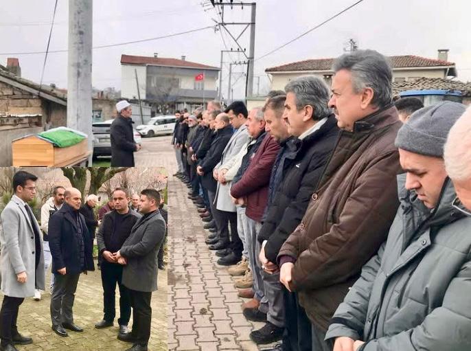 ÇAN KAYMAKAMI DR. NEBİOĞLU MUHTARLARIN ACI GÜNÜNDE YANINDA