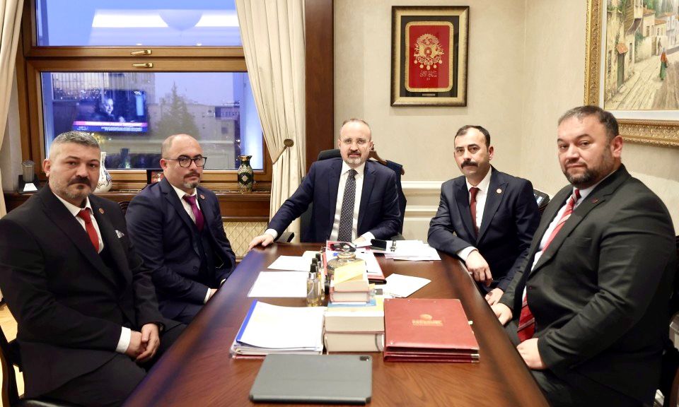 ÇANAKKALE’DEN GELEN BBP TEŞKİLATINI MAKAMINDA AĞIRLADI