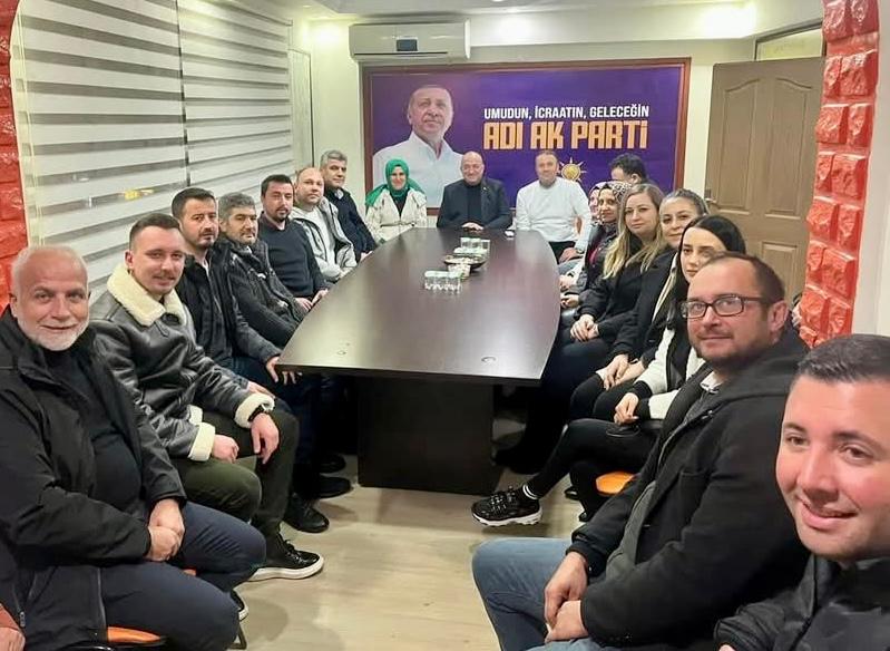 AK PARTİ ÇAN İLÇE TEŞKİLATINA VEKİLDEN ZİYARET