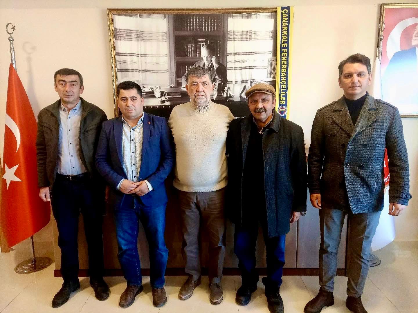 YENİCELİ ÜÇ MUHTARDAN İGM BAŞKANINA ZİYARET