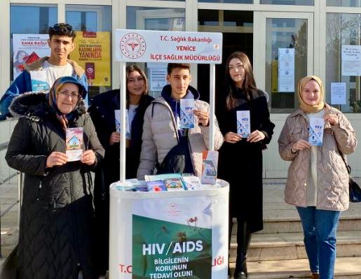 YENİCE MYO’DA DÜNYA AIDS GÜNÜ FARKINDALIK ETKİNLİĞİ
