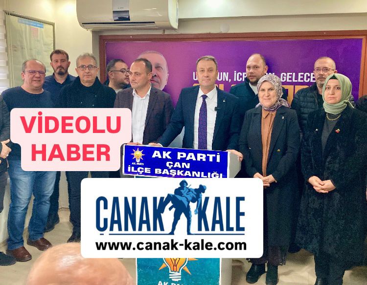 AK PARTİ İLÇE BAŞKANI OKAN: “ÇAN İBRAHİM BODUR STADI İÇİN 800 BİN LİRALIK ÖDENEK ÇIKARILDI”