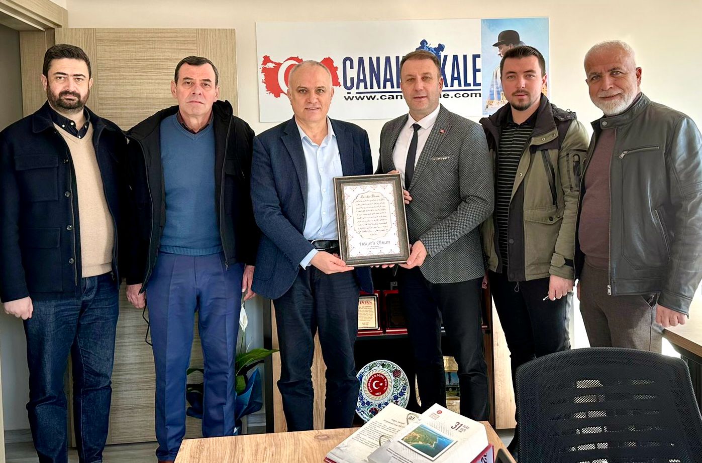 AK PARTİ ÇAN İLÇE TEŞKİLATINDAN HABER SİTEMİZE ZİYARET