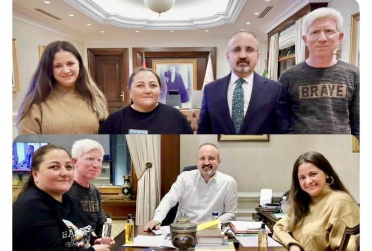 1915 ÇANAKKALE GÖRME ENGELLİLER KULÜBÜNDEN BAKAN YARDIMCISINA ZİYARET