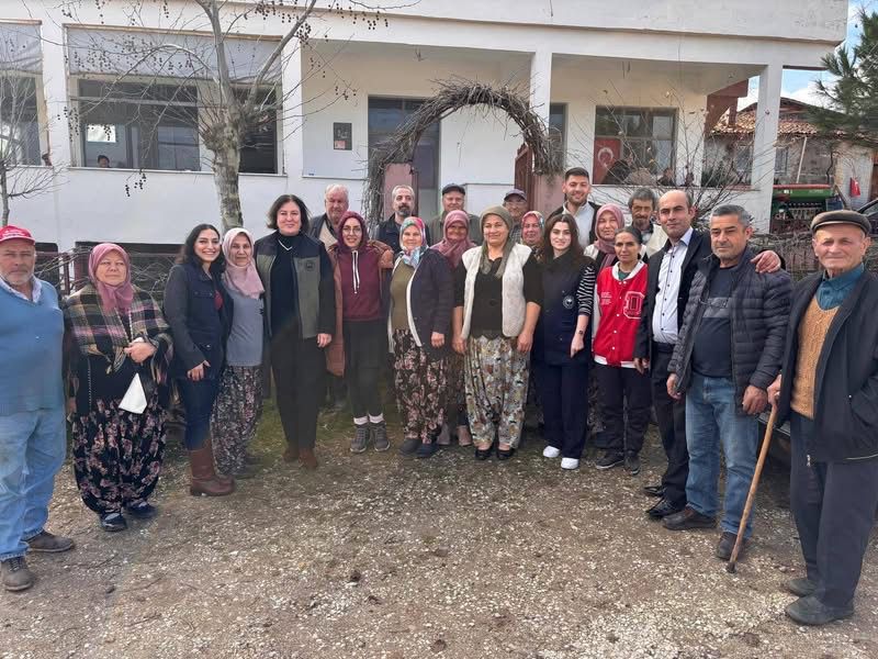 ÇAN İLÇE TARIM MÜDÜRLÜĞÜ EKİPLERİ KARLI VE KULFAL KÖYLERİNDE ÇİFTÇİLERLE