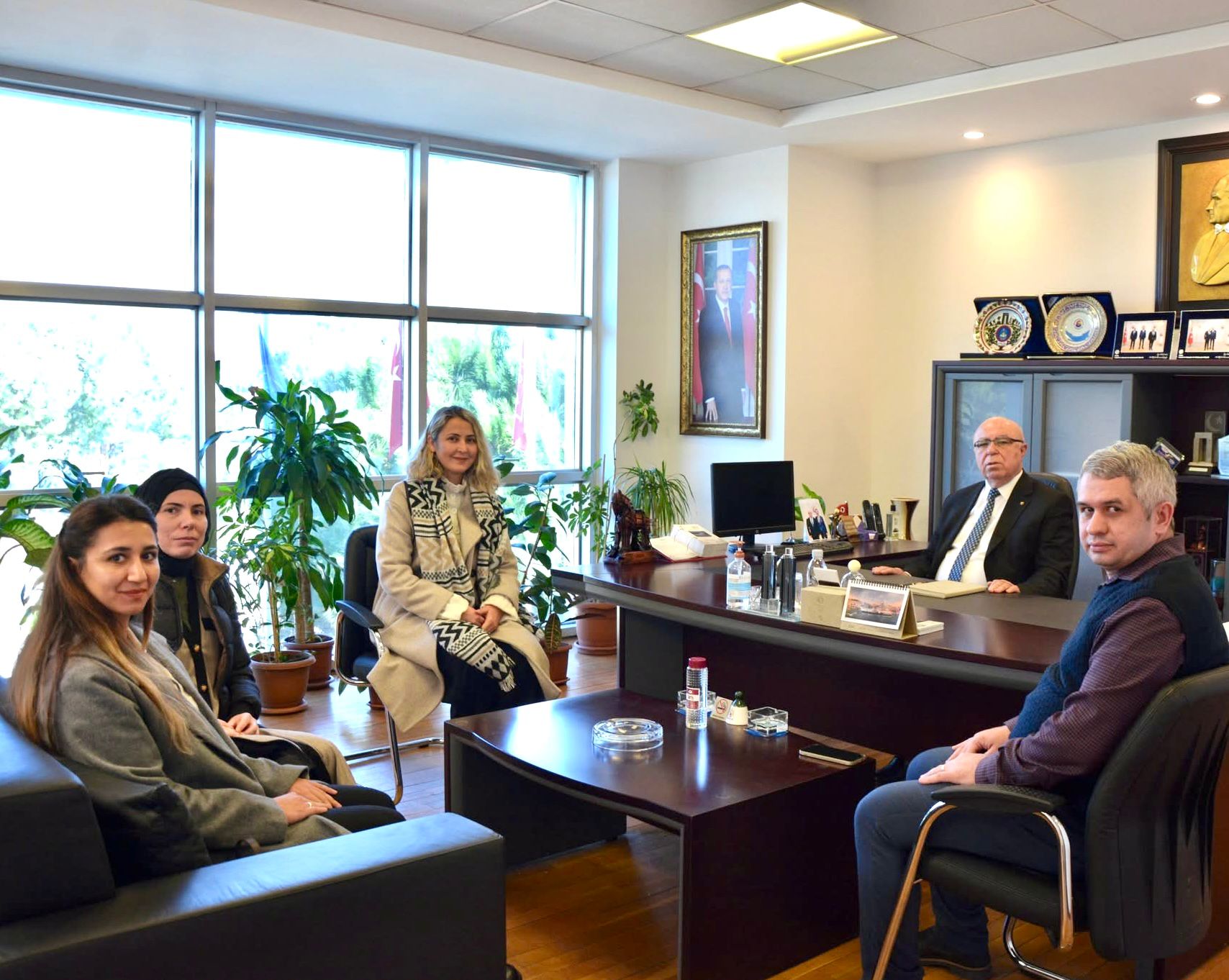 BİRLİK VAKFI ÇANAKKALE ŞUBESİ YÖNETİM KURULUNDAN ÇTB BAŞKANI DENİZ’E ZİYARET