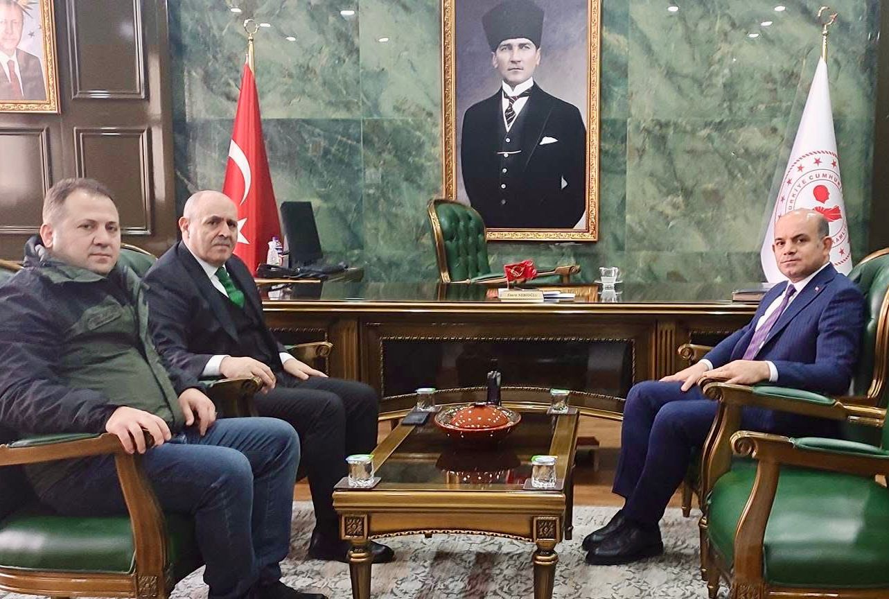 ORMAN BÖLGE MÜDÜRÜNDEN ÇAN KAYMAKAMINA ZİYARET