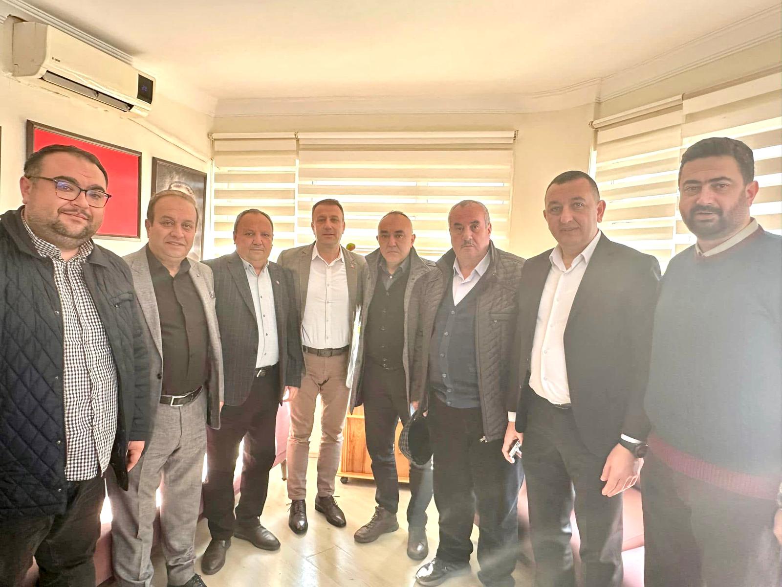 STK’LARDAN AK PARTİ İLÇE BAŞKANI OKAN’A ZİYARET