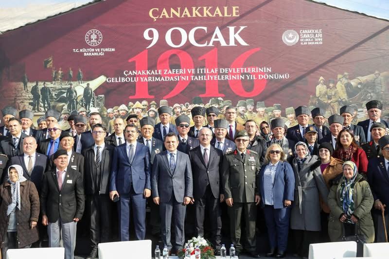 İTİLAF DEVLETLERİNİN GELİBOLU YARIMADASINI TAHLİYESİNİN YIL DÖNÜMÜNDE ANMA TÖRENİ