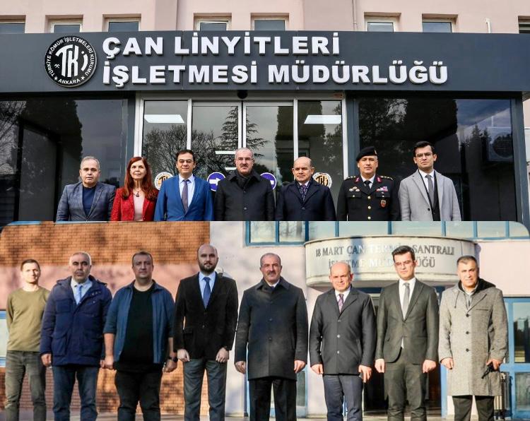 ÇAN LİNYİTLERİ İLE 18 MART ÇAN TERMİK SANTRALİNE ZİYARET