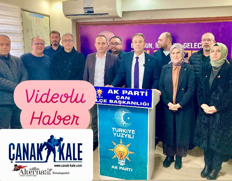 “BİZ HİZMET ODAKLIYIZ. ÇAN’IN SOKAK JARGONUNA DEĞİL, HİZMETE İHTİYACI VAR”