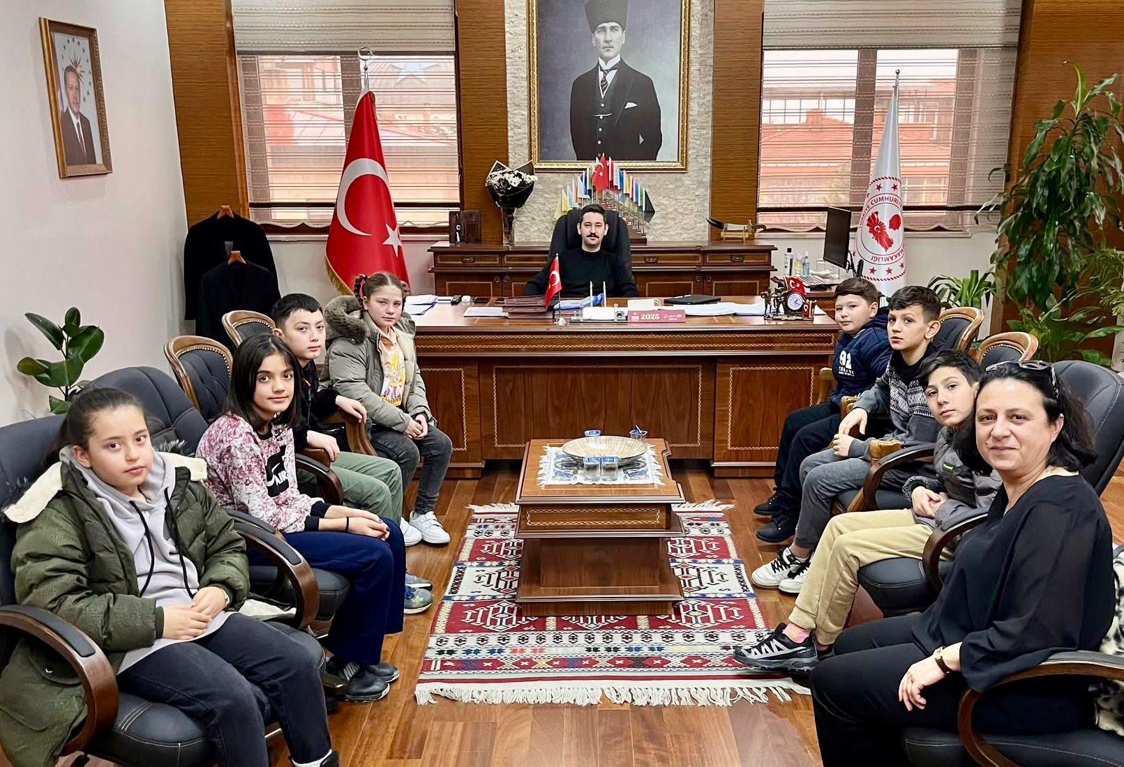 BİSİKLETLİLER DERNEĞİNDEN YENİCE KAYMAKAMINA BİLGİLENDİRME ZİYARETİ