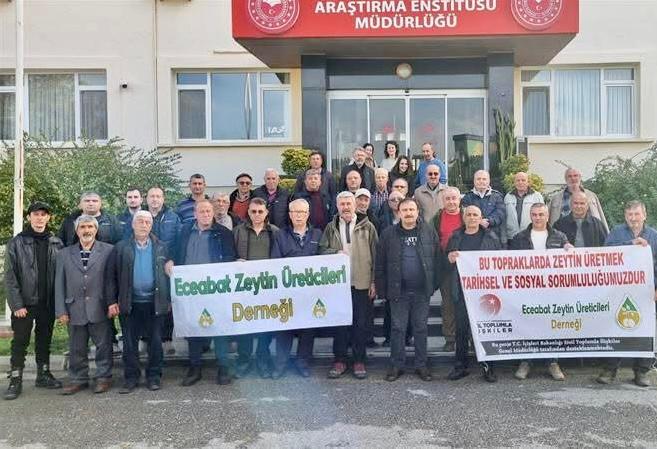 ZEYTİN ÜRETİCİLERİNDEN EĞİTİM GEZİSİ