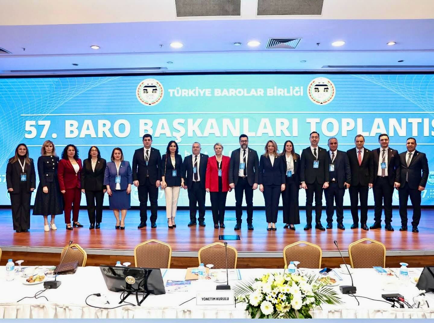 BARO BAŞKANI AV. DİKME, 57. BARO BAŞKANLARI TOPLANTISI’NA KATILDI