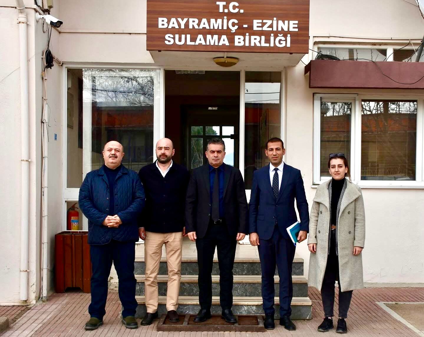 BÖLGE MÜDÜRÜNDEN BAYRAMİÇ-EZİNE SULAMA BİRLİĞİNDE DEĞERLENDİRME