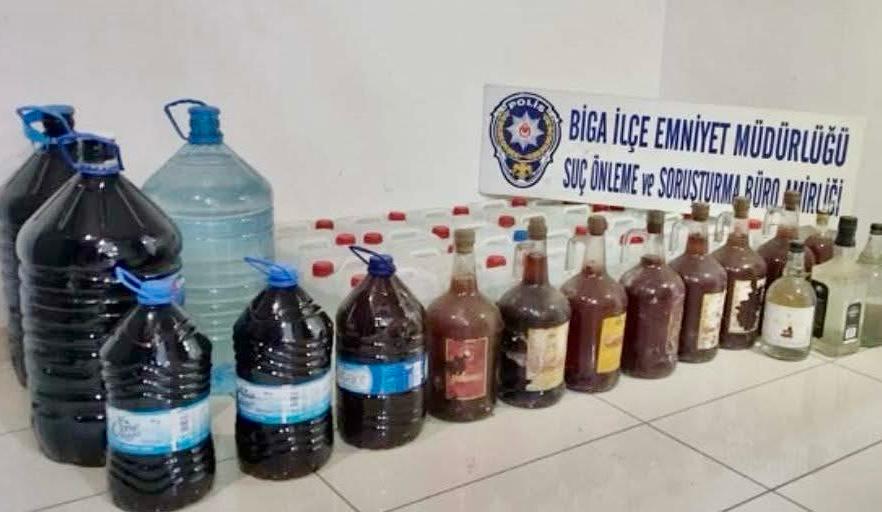 SAHTE İÇKİ SINIRIMIZA KADAR ULAŞTI