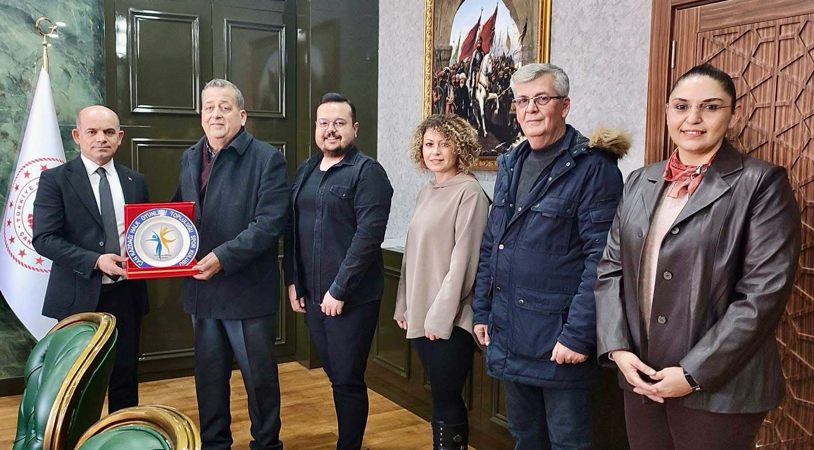 ÇAN KAHOT’TAN KAYMAKAMA ZİYARET