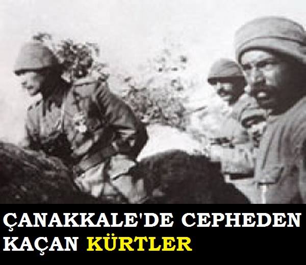 Çanakkale’de Cepheden Kaçan Kürtler