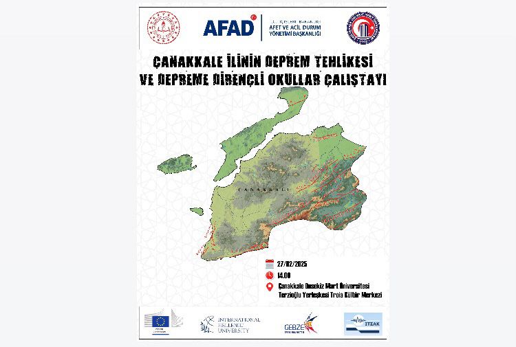PERŞEMBE GÜNÜ DEPREM TEHLİKESİ VE DEPREME DİRENÇLİ OKULLAR ÇALIŞTAYI YAPILACAK