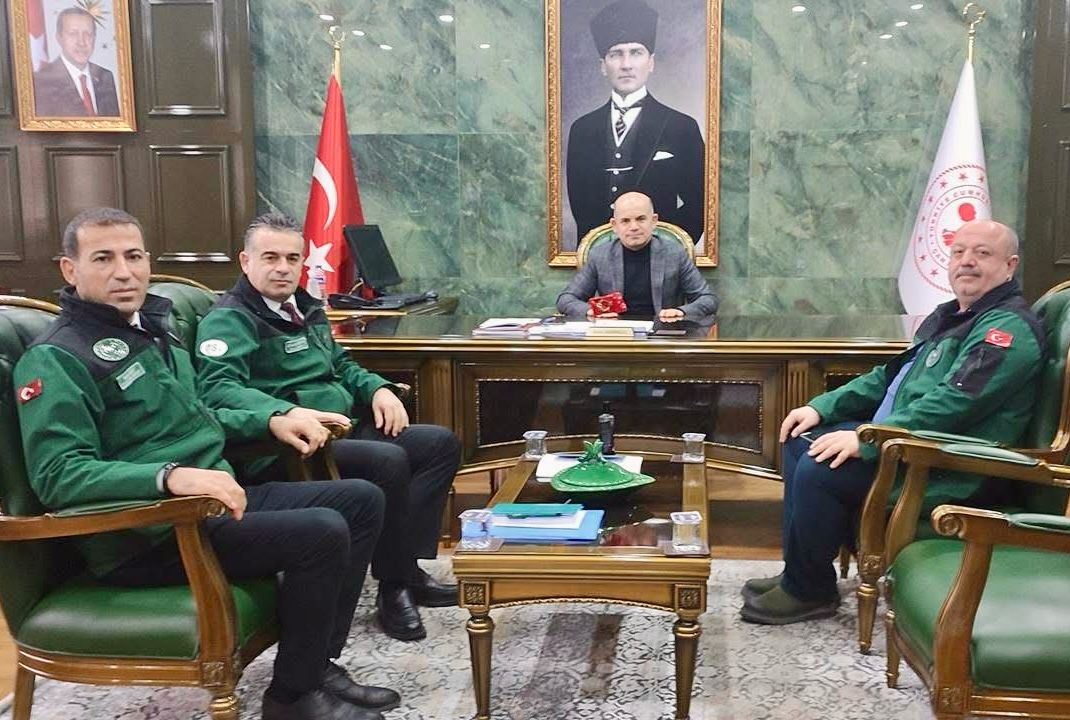 DSİ BÖLGE MÜDÜRÜNDEN ÇAN KAYMAKAMINA ZİYARET