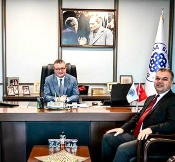 ÇAN BELEDİYE BAŞKANINDAN BİGA VE GÜMÜŞÇAY BELEDİYELERİNE ZİYARET