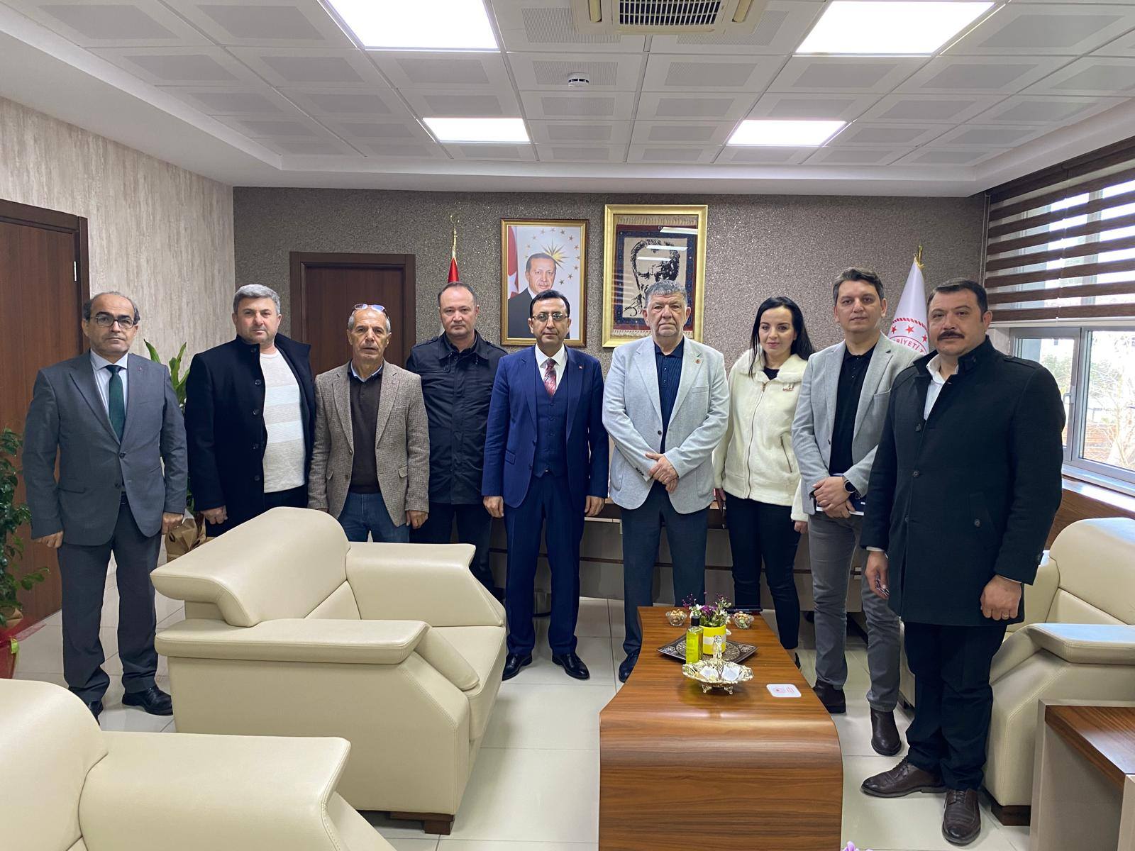İL GENEL MECLİS BAŞKANINDAN YENİ İL TARIM VE ORMAN MÜDÜRÜNE ZİYARET