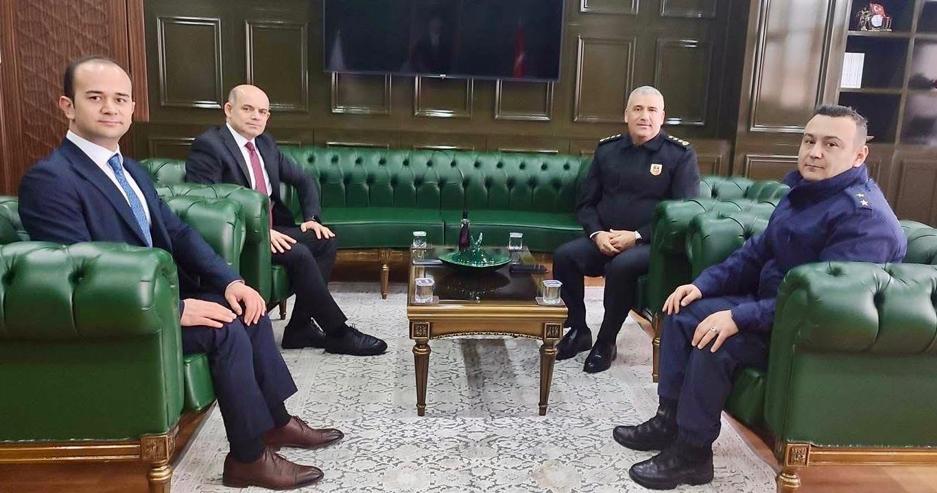 İL JANDARMA KOMUTANINDAN ÇAN KAYMAKAMINA İADE-İ ZİYARET