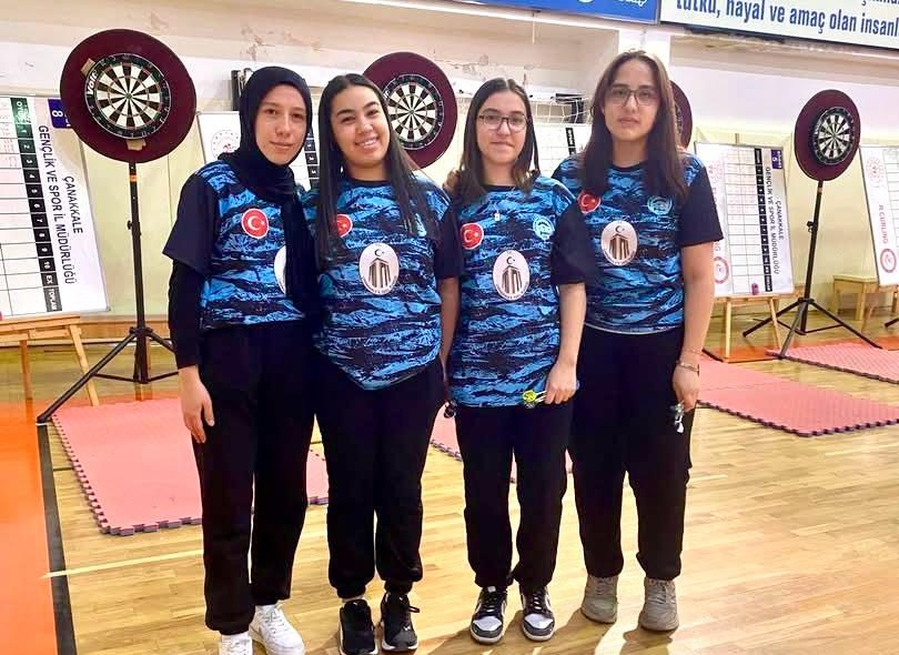 KALKIM ÇPAL GENÇ KIZLARDA DART’TA DA BAŞARILI