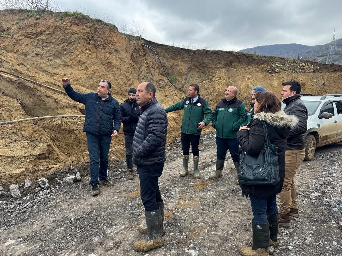 LAPSEKİ ÇAVUŞ GÖLETİ İNŞAATINDA İNCELEME