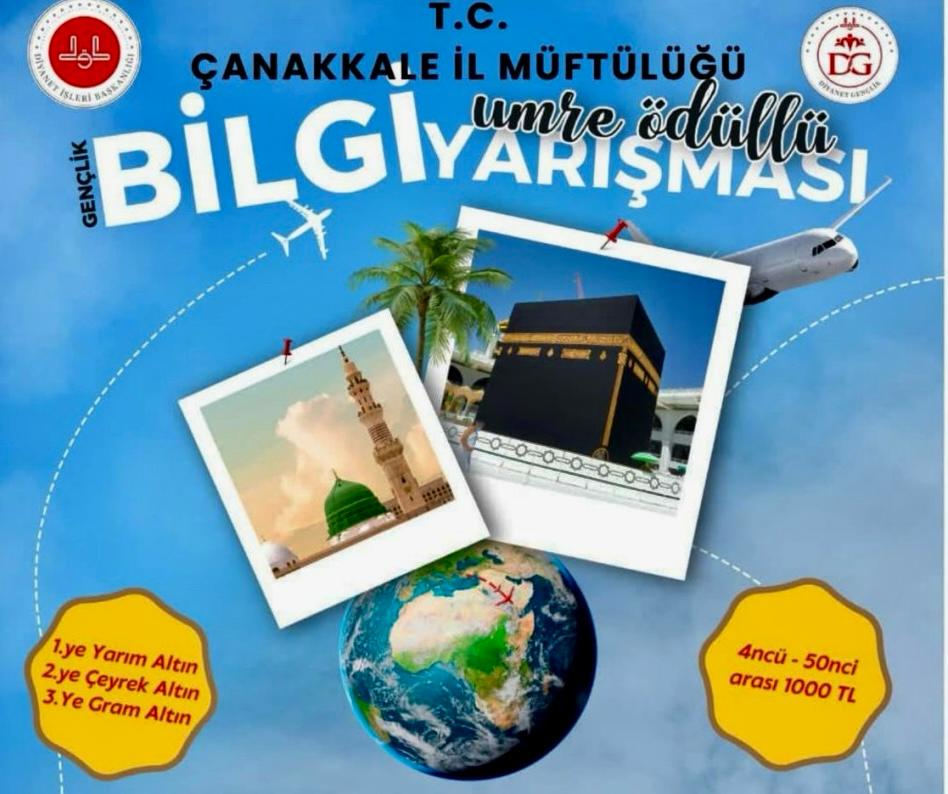 LİSE VE ÜNİVERSİTE ÖĞRENCİLERİNE UMRE VE ÖDÜL DESTEĞİ